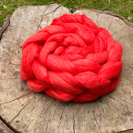 Mormors jordgubbssaft - Haunui wool 19,6 micron 70% + silke 30%