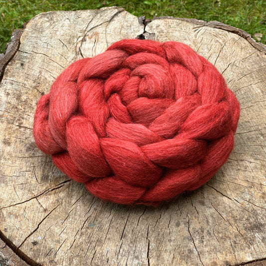 Jordgubbssylt - Haunui wool 26,1 micron 80% + silke 20%